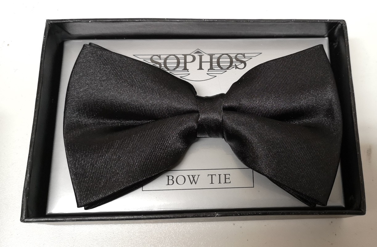 Black Bow Tie by Sophos Ready Tied