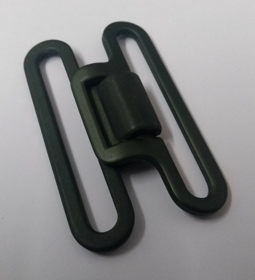 Pistol Belt Buckle Replacement Metal Belt Buckles Dark Green - New old Stock