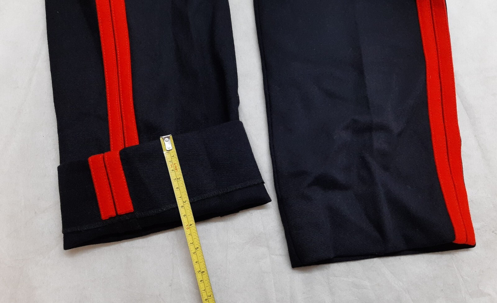 No1 Army Trousers British Pattern Wing Back Uniform Dress Double Stripes W33"