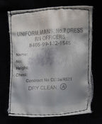 No7 Mess Jacket Lt Com Cuff Curls British Naval Ofc Dress RN