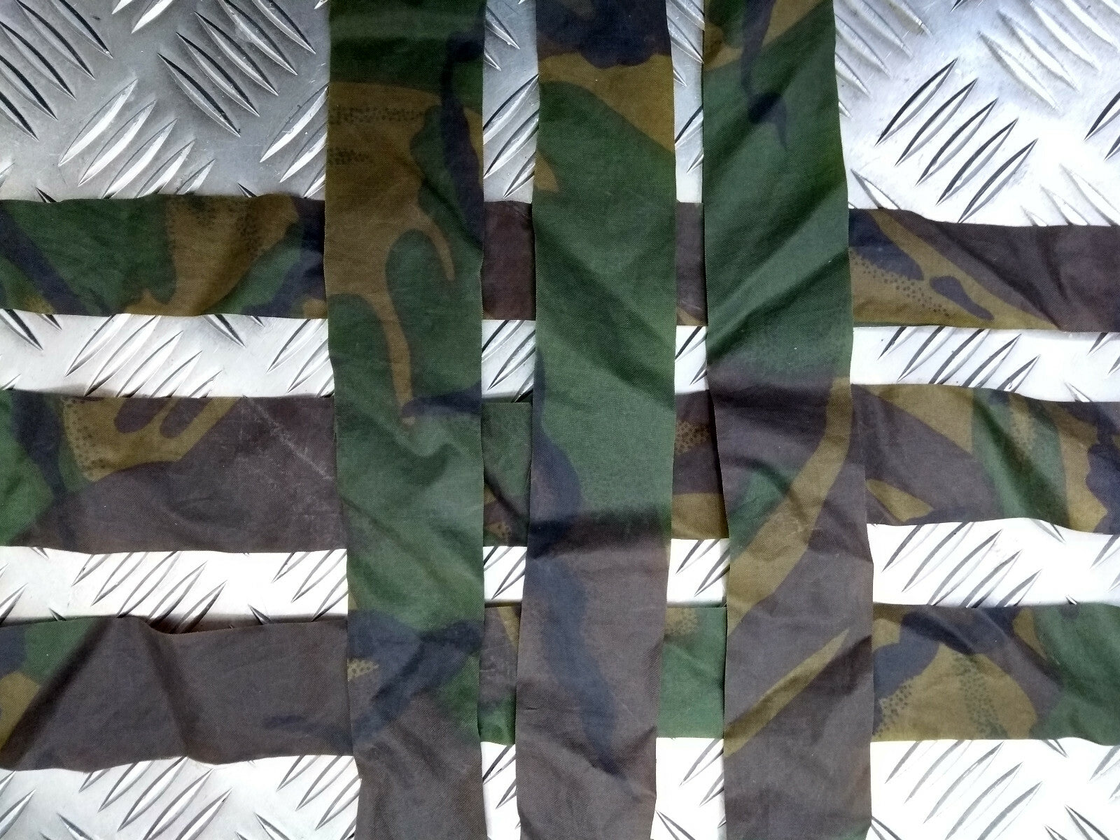 Waterproof Disruptive Pattern Material DPM Garnish Scrim Strip Set Ghillie Camo