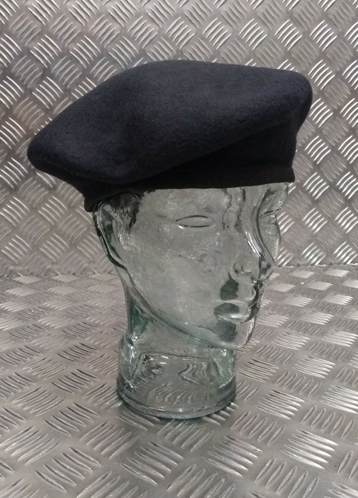 Dark Navy Blue Colour Lined 100% Wool Service Beret