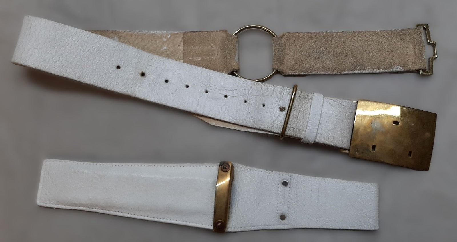 Cavalry Belt Buff Leather HCav with Scabbard Frog British Size 35"