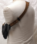 Price Western Leather Ruger Speed 6 Black Holster with Harness Shoulder Strap