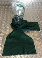Genuine German Army Issue Bund Plain Green 100% Wool Scarf Very Warm - NEW