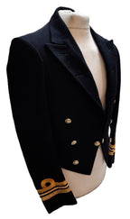 Navy Mess Jacket Lt Com Rank Curls British Naval Ofc Dress RN