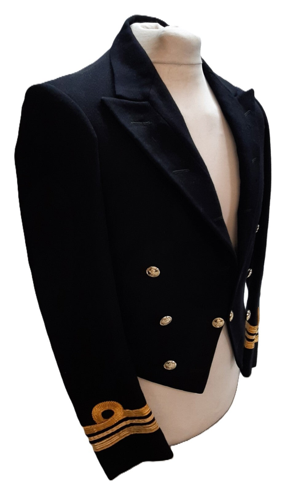 Navy Mess Jacket Lt Com Rank Curls British Naval Ofc Dress RN