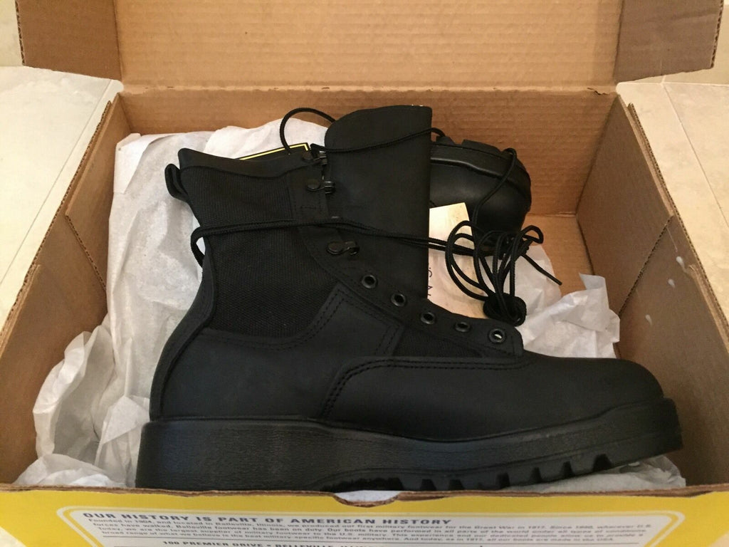 US Forces Style Belleville 700V Black USAF G-TEX Flight Combat Boots - NEW
