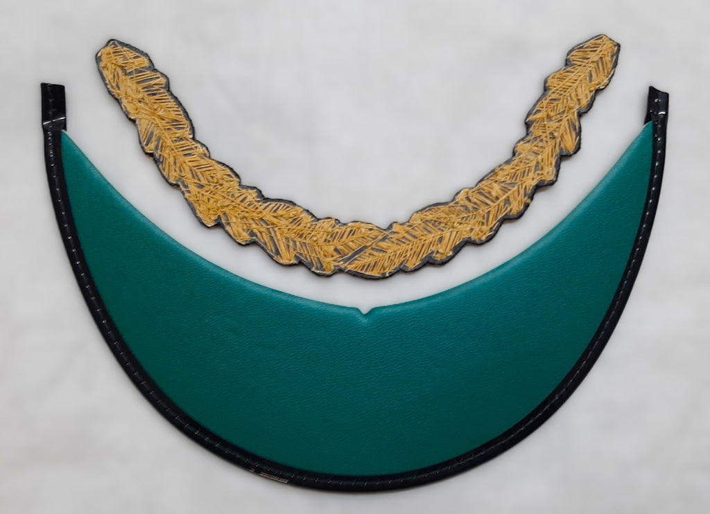 Staff Officer Peak British and Oak Leaf Gold Wire Sprig for Dress Hat