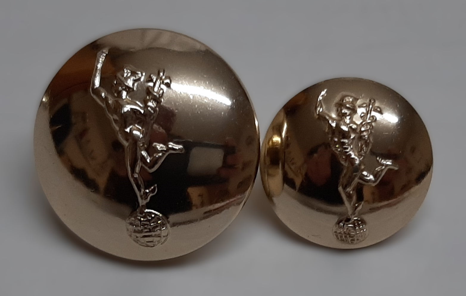 Royal Corps of Signals No2 Ring Back Button Set British Army Insignia OFC