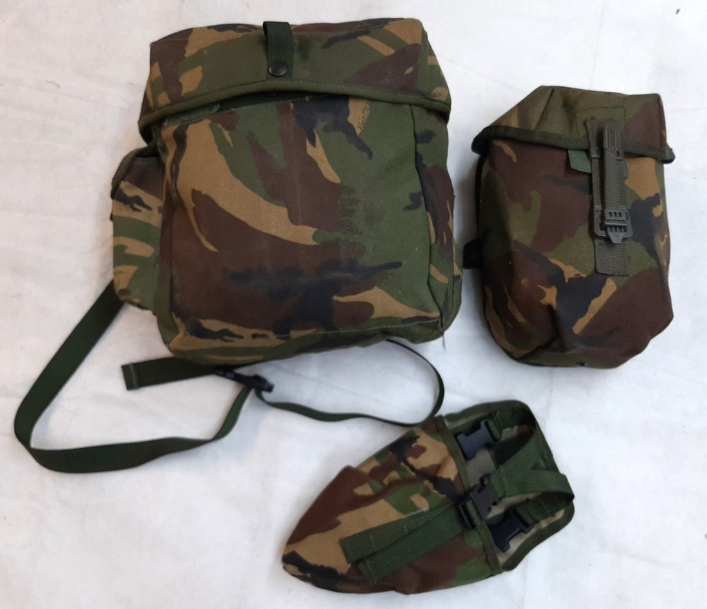 DPM Respirator Case British Army Soldier 95 / 2000 Camo Webbing Bag and Pouches