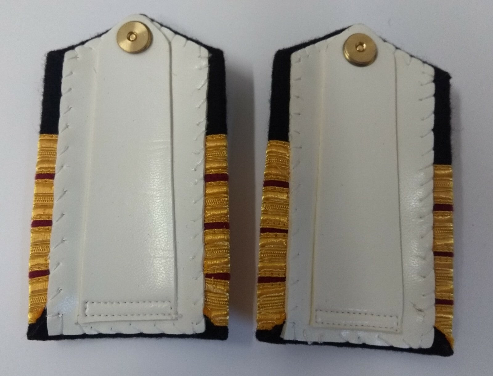 Genuine Canadian Naval Female Gold Wire Rank Shoulder Boards Epaulettes LFS13