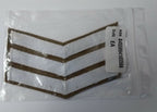 RM 3 Bar Chevrons For Stone Shirts No2 Khaki White Stripes RN NEW