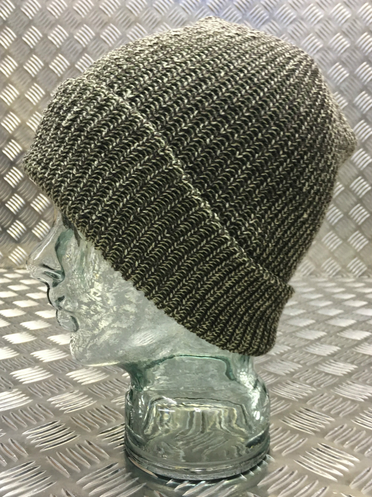 Beanie Hat / Watch Cap / Skull Cap. Green Camouflage - One size - BRAND NEW