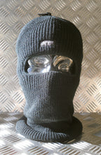 Black One (1) Hole Thinsulate Balaclava / Beanie Hat - Very Warm - Brand New