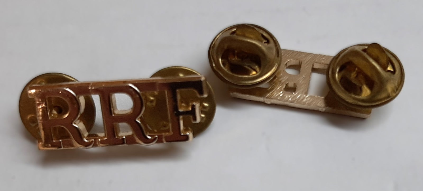 RRF Shoulder Titles British Army Royal Regiment of Fusiliers Staybrite Insignia
