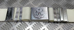 Abu Dhabi Belt White Nylon With Buckle For Ceremonial & Parade Duties
