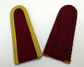 Senior Officer Shoulder Boards Obsolete Stock Maroon Melton Gold Braid UK Made