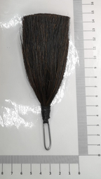 Dark Brown Horse Hair Hat Tuft Plume / Hackle