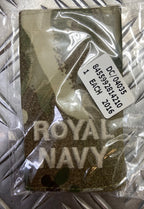 British Army Royal Navy MTP Camo Able Rate "ROYAL NAVY" Rank Slide - NEW