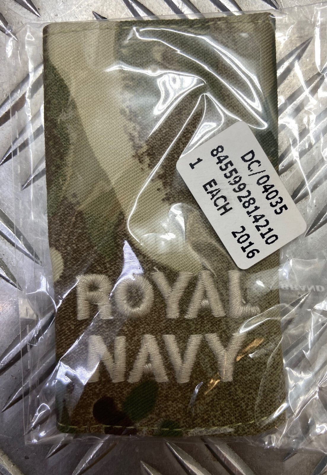 British Army Royal Navy MTP Camo Able Rate "ROYAL NAVY" Rank Slide - NEW