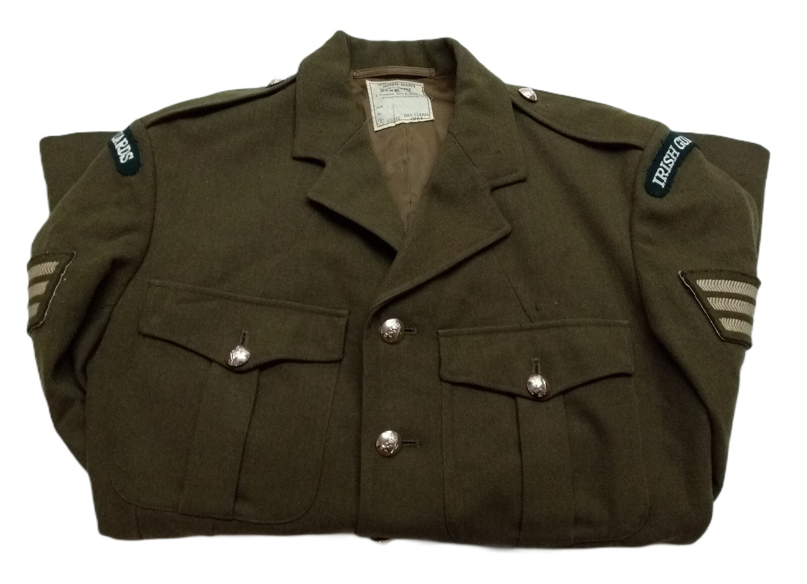 British Army Vintage No2 Jacket Irish Dress Old Pattern WWII Fancy Dress
