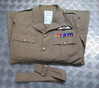 British Army No4 & No6 Jacket With Cloth Belt & Patches Lightweight Safari 188/108cm