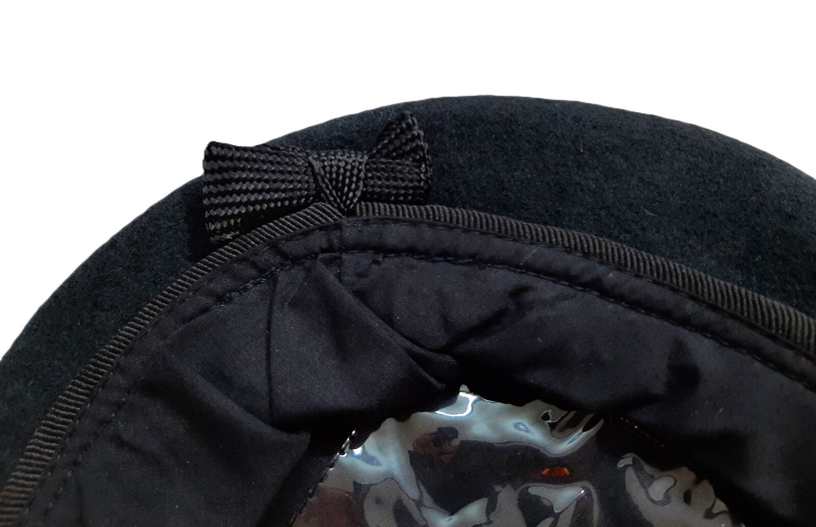 Army Green Bonnet Hobson Old Pattern 100% Wool Beret Cap Quilt Lined 60/61cm