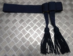 Navy Waist Sash With Tassels For Ceremonies Parades Dress