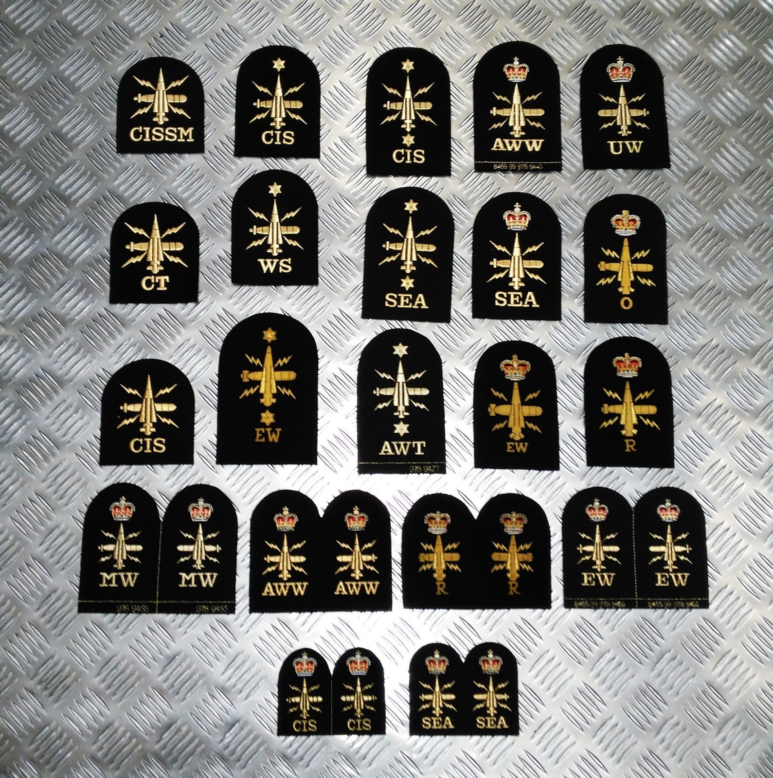 RN Royal Navy Embroidered Assorted Branch Qualification Badges Patches NEW