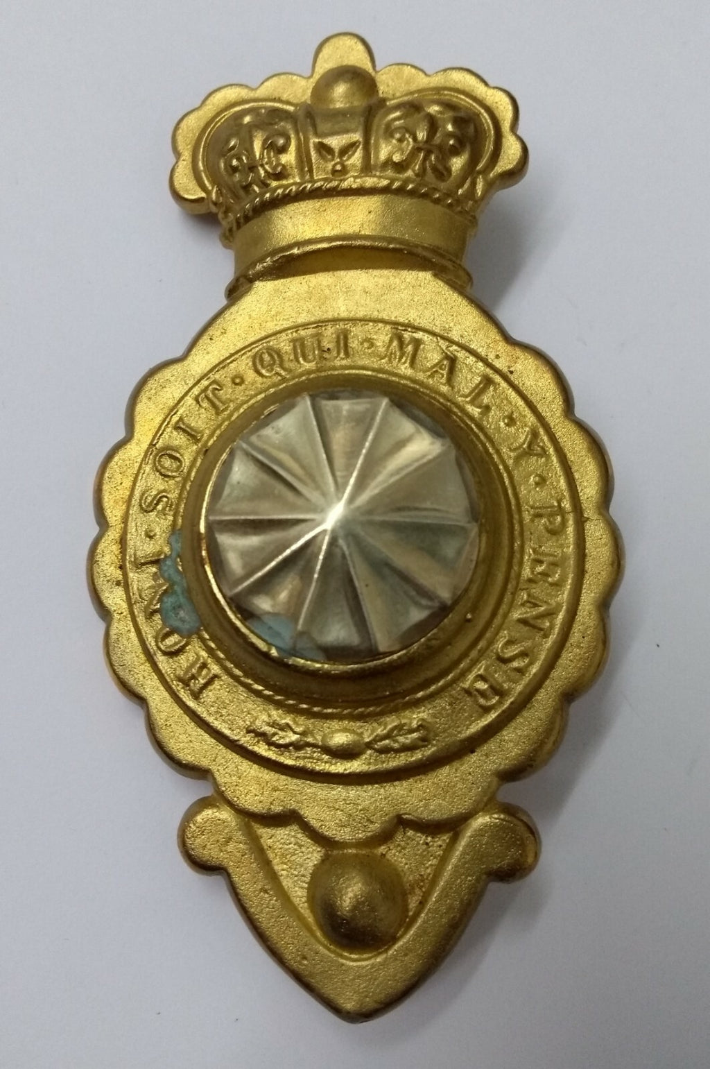 Genuine British Army Household Cavalry Horse Breastplate Insignia H Cav