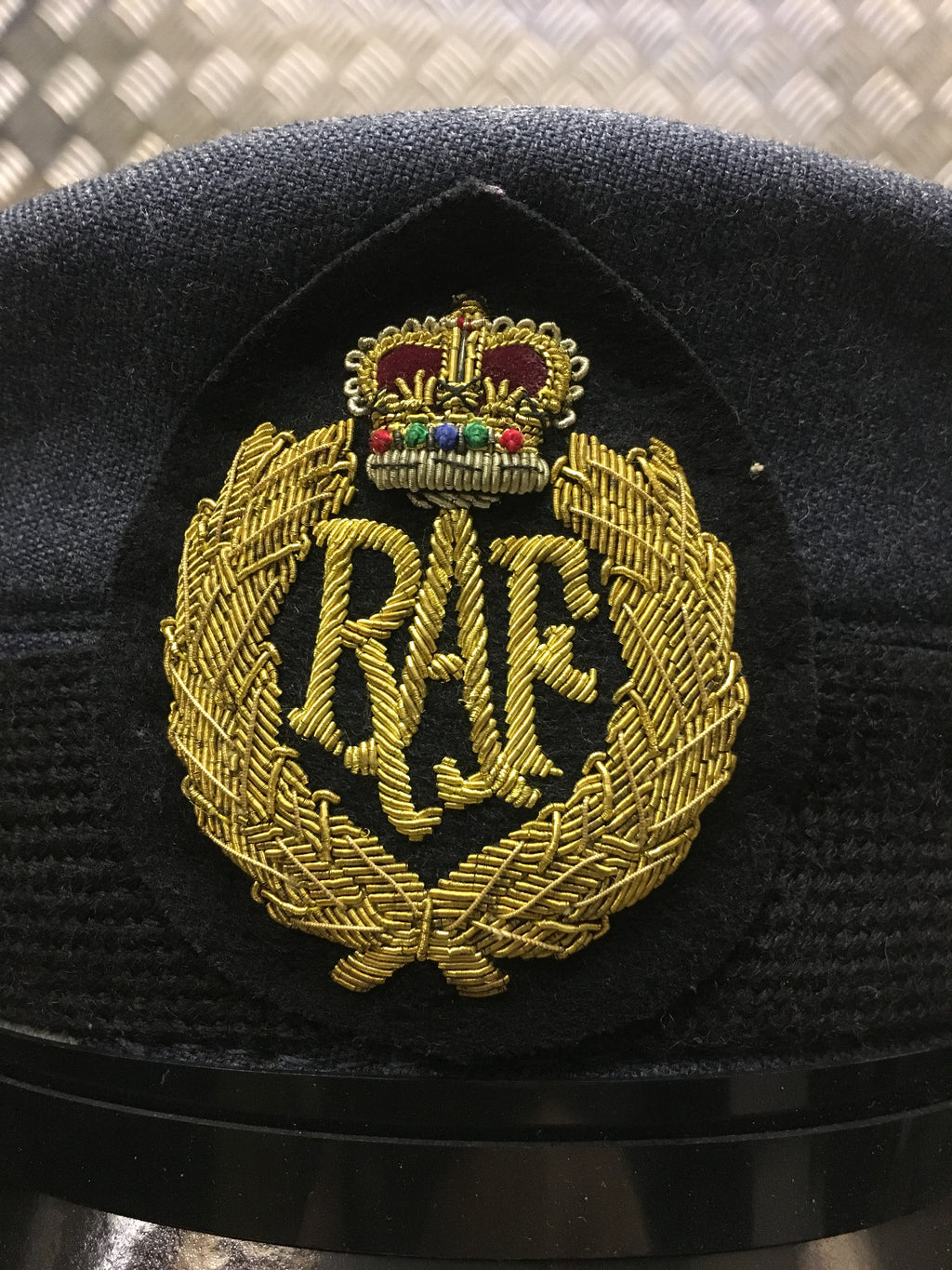 Band Hat RAF Royal Air Force Blue Grey Colour Womans Bands Cap With Badge Assorted Size's