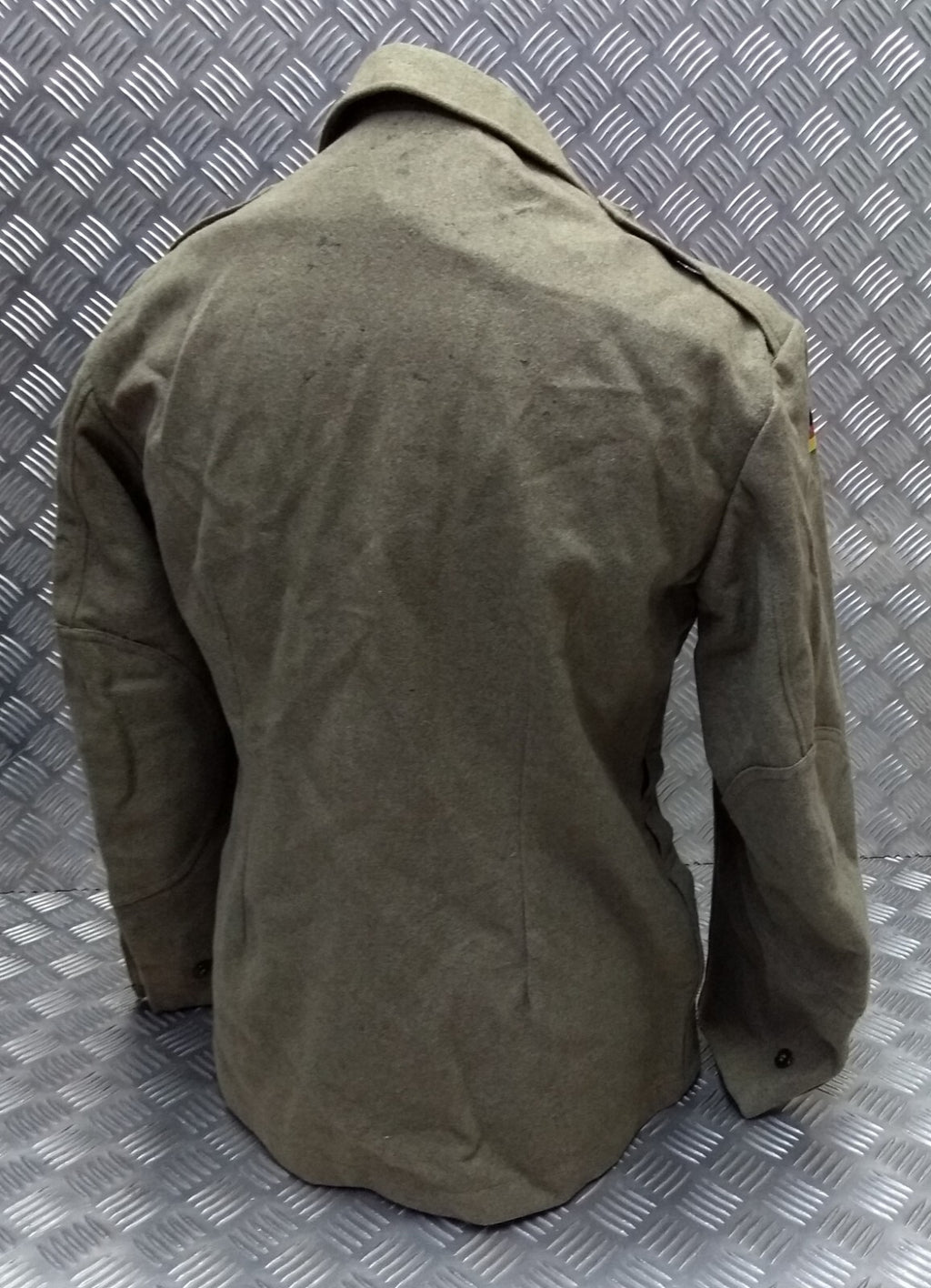 Vintage Field Jacket German Army 1960s Pattern Wool Serge Bundeswehr 104cm