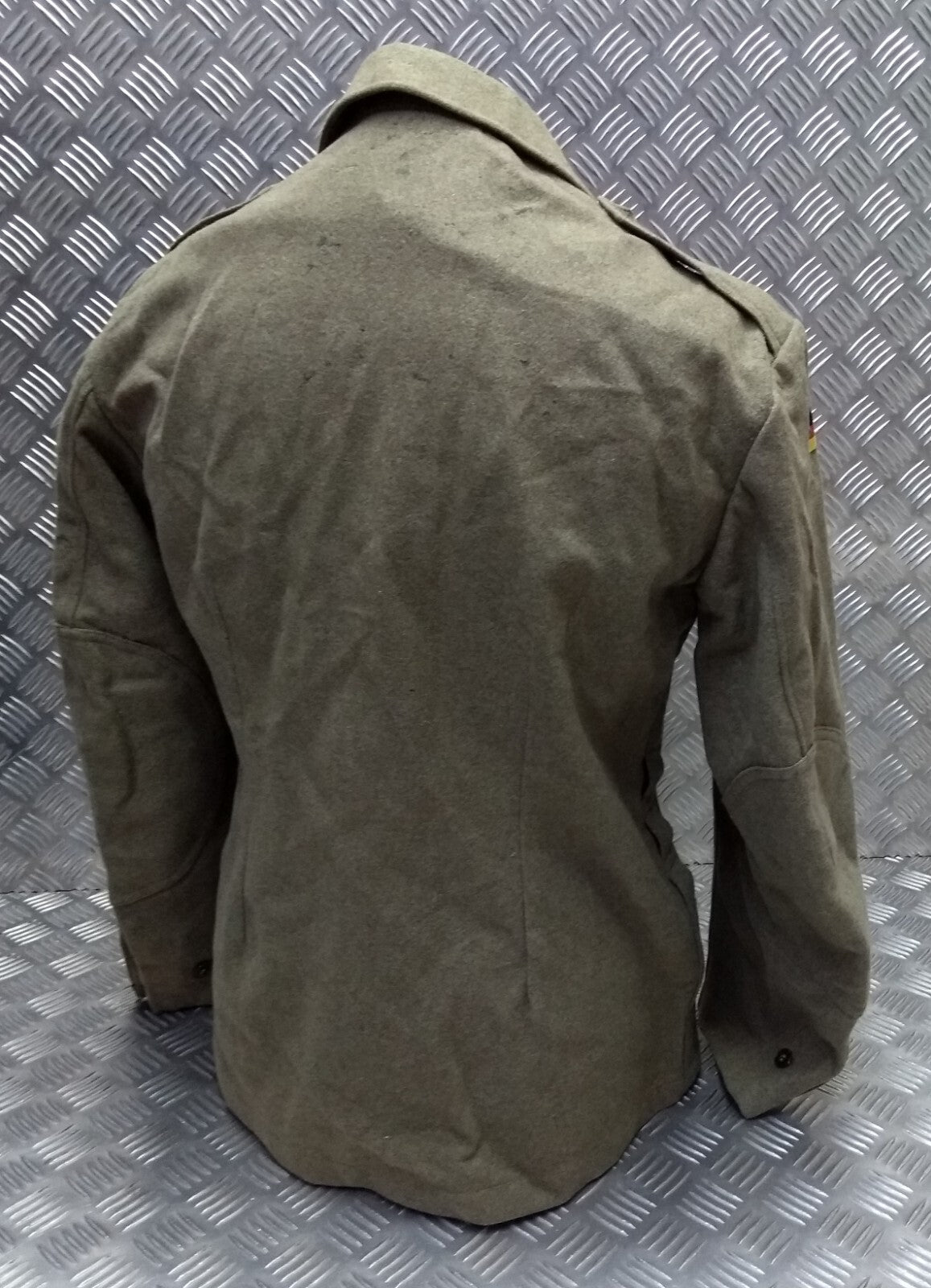 Vintage Field Jacket German Army 1960s Pattern Wool Serge Bundeswehr 104cm