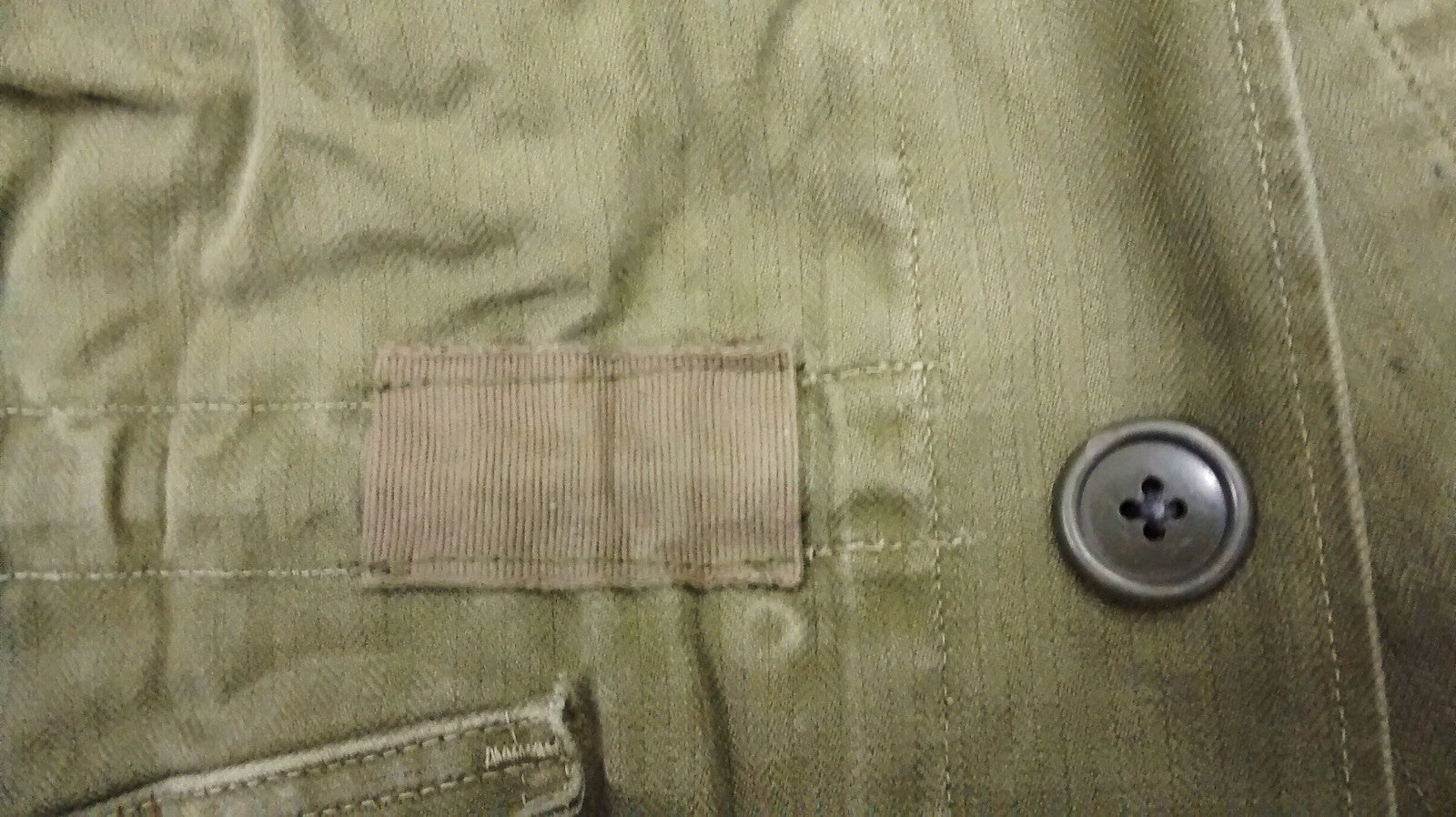 Genuine Vintage Combat Jacket 1980's Distressed Look Unique Look 60's