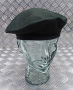 Vintage Green Beret Webb Rim Genuine UK Forces Issue Beret Uniform Cap Sz 56cm