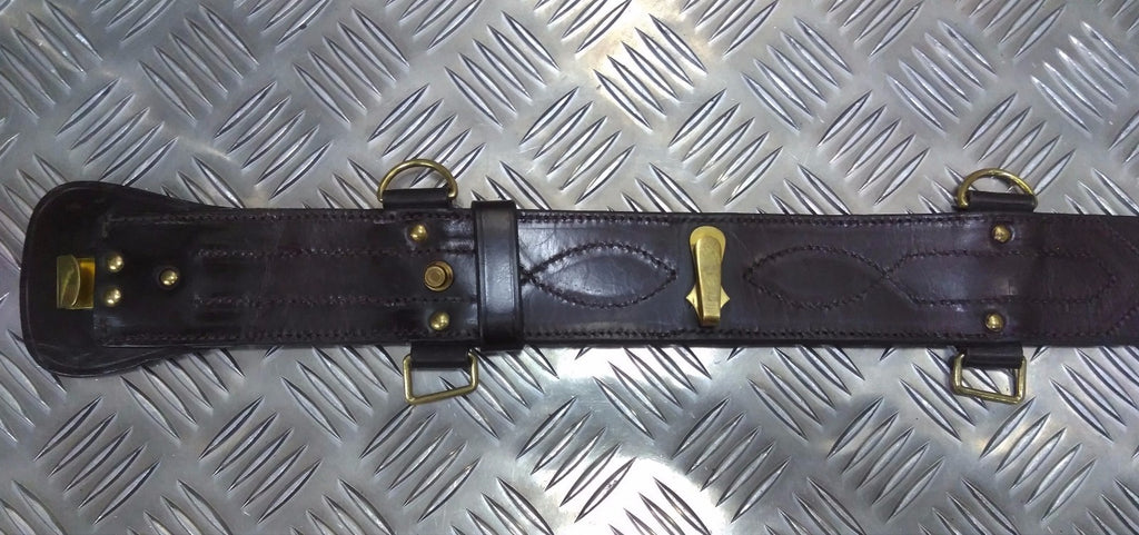 British Leather Sam Browne Belt With No Crossover Strap NFXB