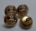 Staffordshire Small Buttons for British Dress Hat / Cap Size 22L