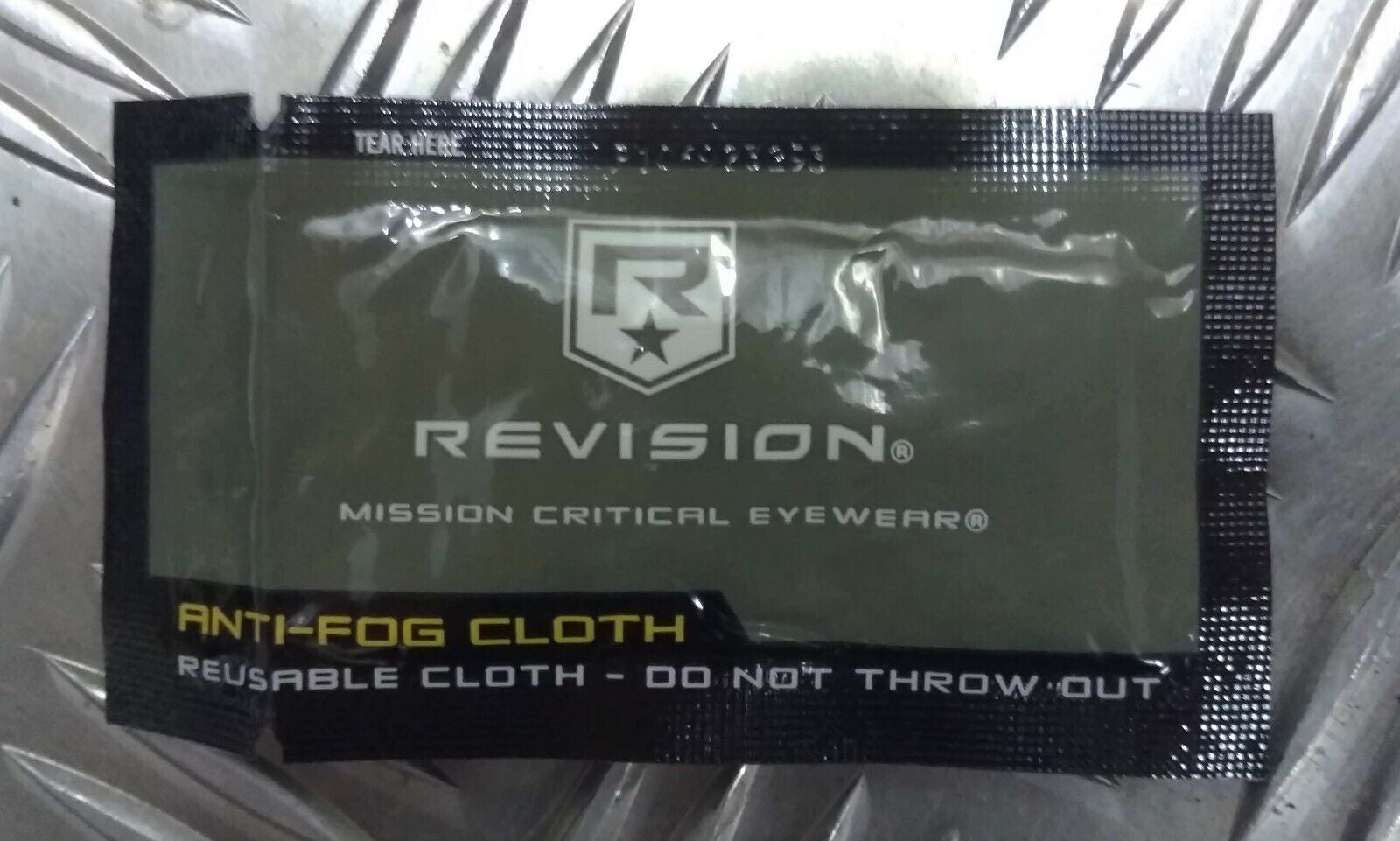 Genuine British Forces Reusable Revision Anti Fog Cloth Anti-Fog Wipes NEW x 2