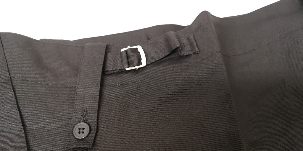 British Army Lightweight Combat / Fatigue Black Trousers Waist 130cm Leg 80cm