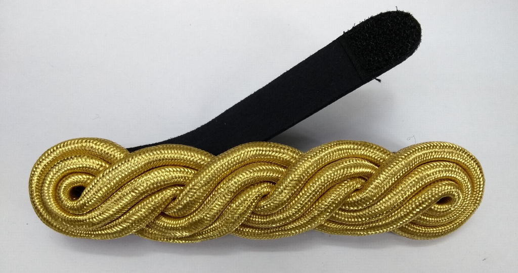 Genuine British Army Officers Ceremonial Gold Wire Cords Shoulder No Rank - NEW