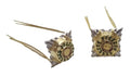 Rank Stars Pips British Army Officer Insignia Tria Juncta In Uno Long Wire Type