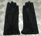 3 Dart Gloves Female Black Leather 3M Thinsulate Soft Lining Medium