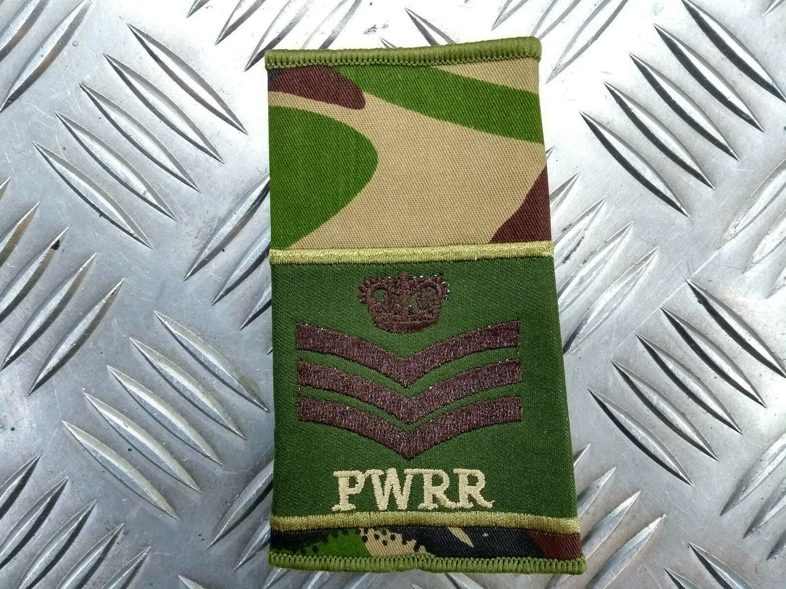 Genuine British Army PWRR Princess of Wales' Royal Regiment Rank Slide Assorted