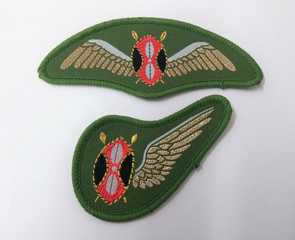 Genuine Kenya Royal Air Force Aerial Warfare Service Set of 2 Patches ASPS268/9