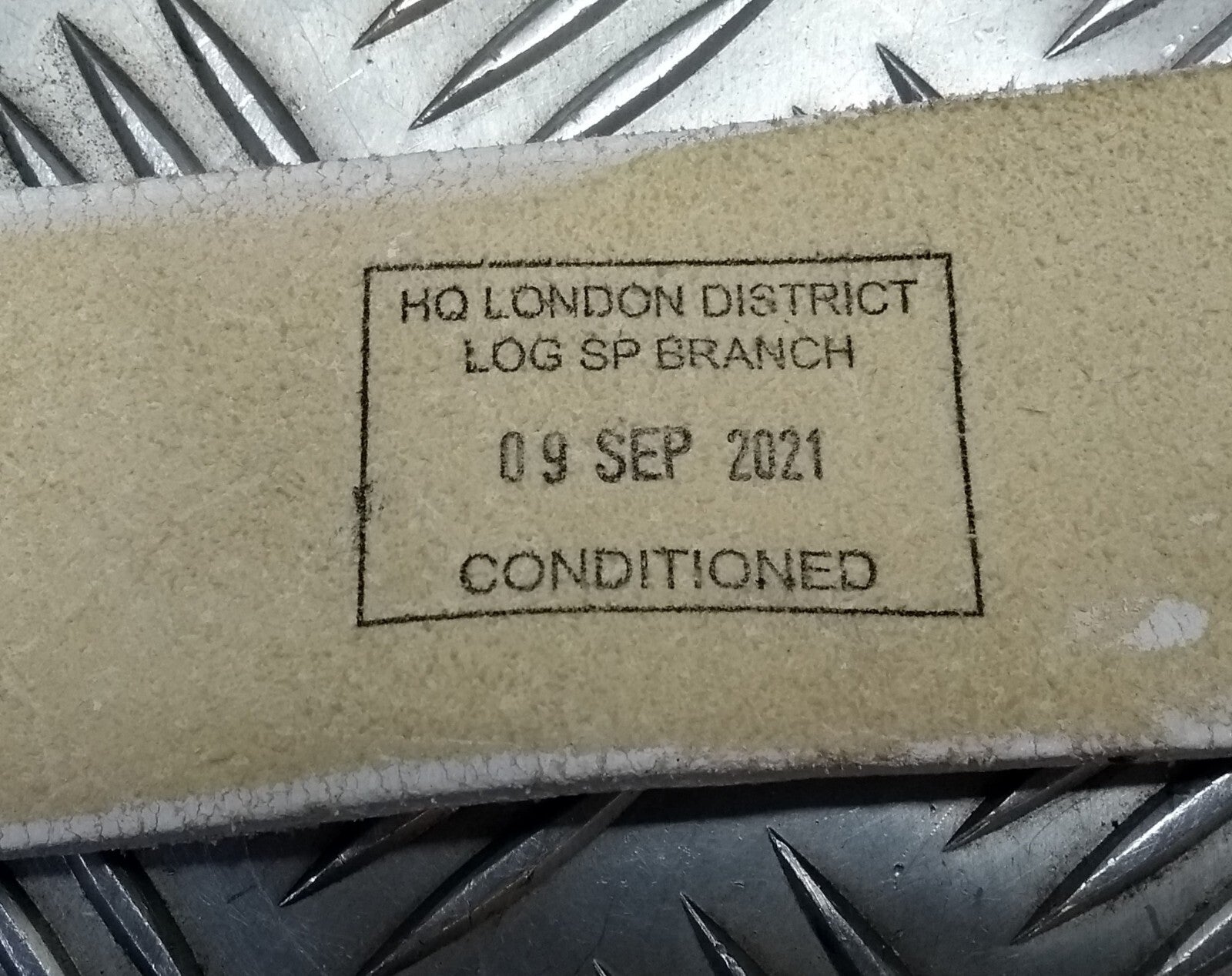 No11 HCav Belt Buff Leather With Brass Buckle No British Issue