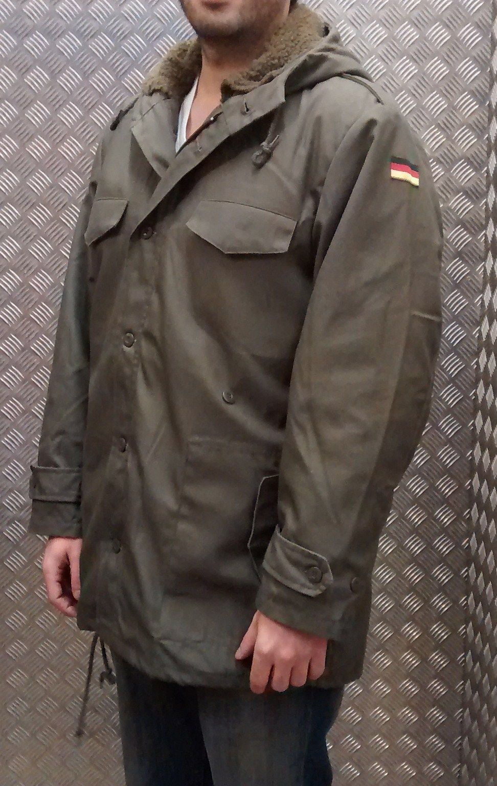 German Military Style Parka Fully Lined Green NEW