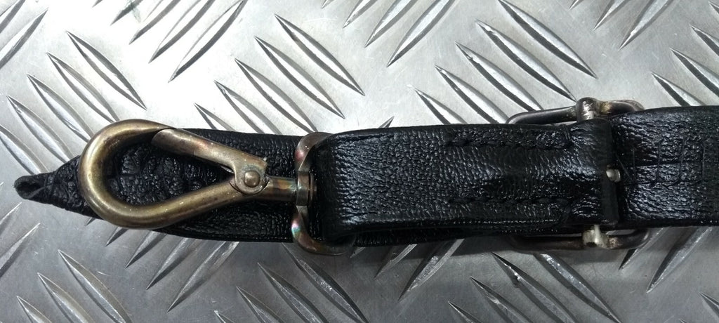 Style Old Pattern Navy Blue Belt & Braided Straps NRS3