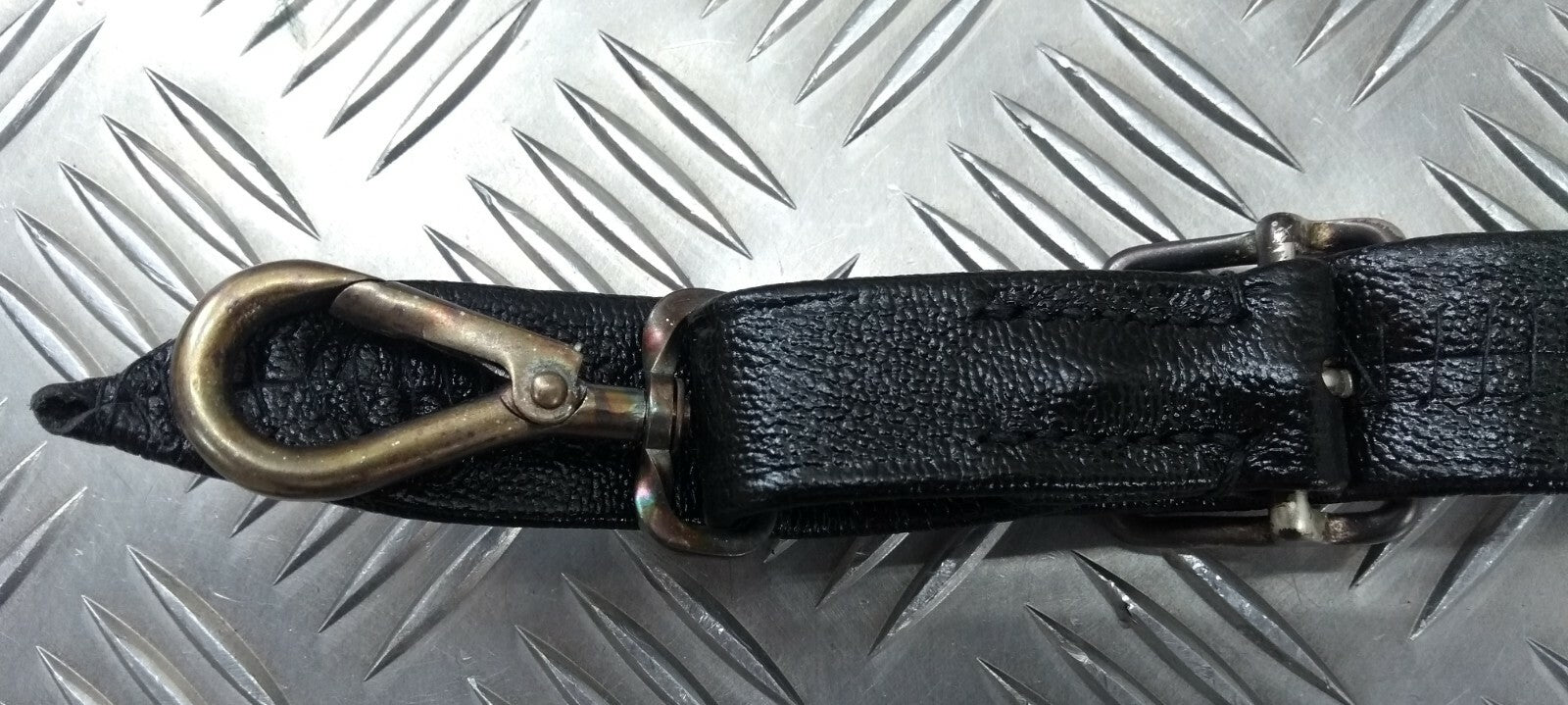 Style Old Pattern Navy Blue Belt & Braided Straps NRS3