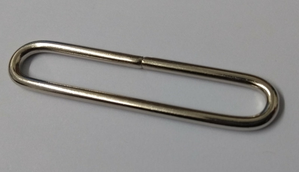Mil-Spec 2" Nickel Plated Belt Loop Seam Over Adjuster Non Locking 1 Pair - NEW